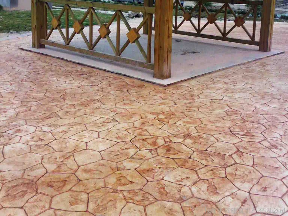 彩色藝術(shù)地坪，壓花地坪